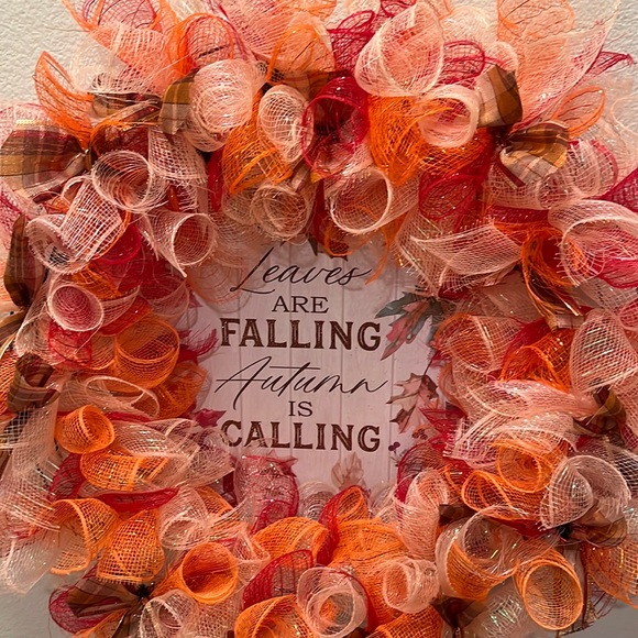 Handcrafted Fall Wreath - Picture 2 of 5